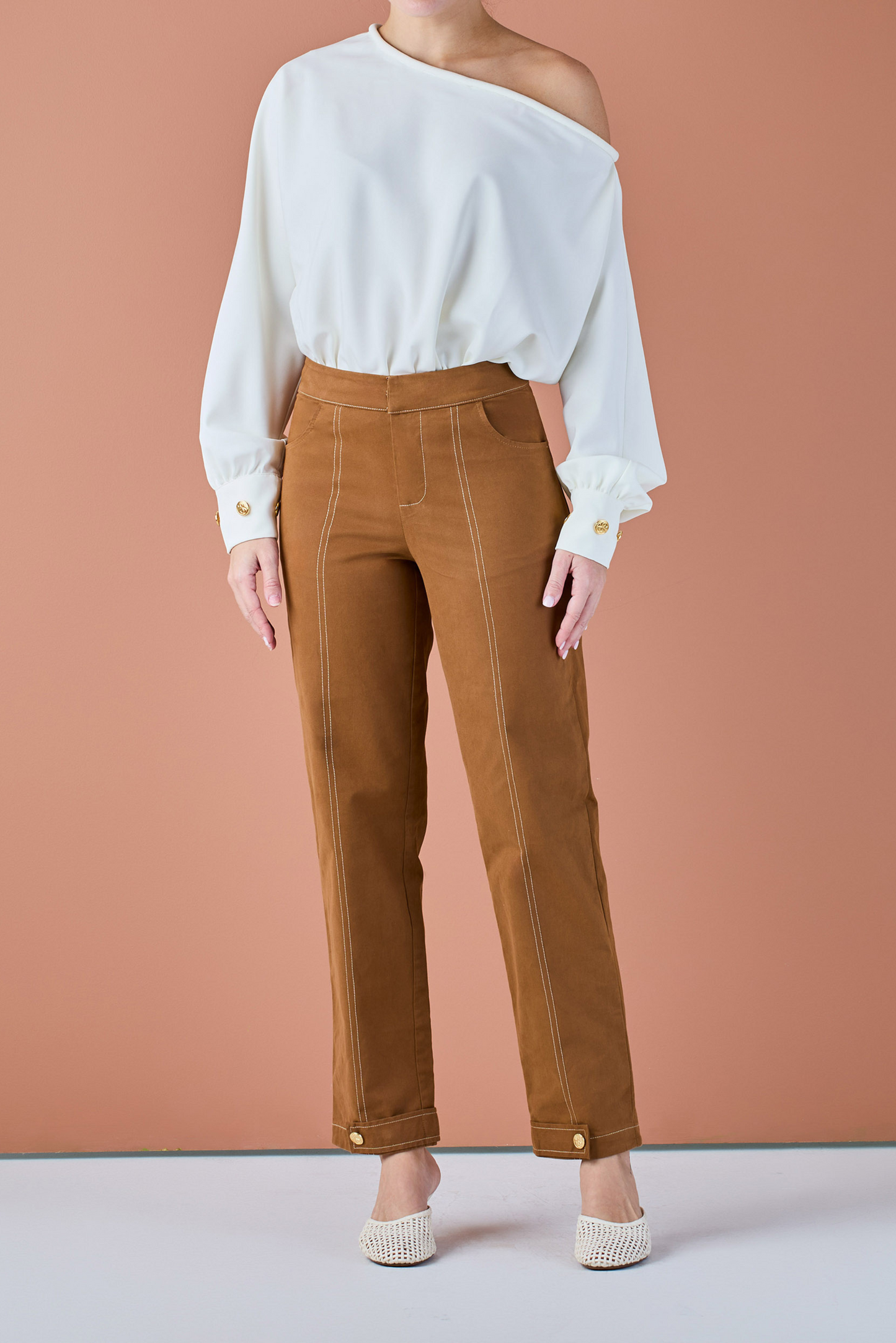 PANTALON LEVINE MOCHA