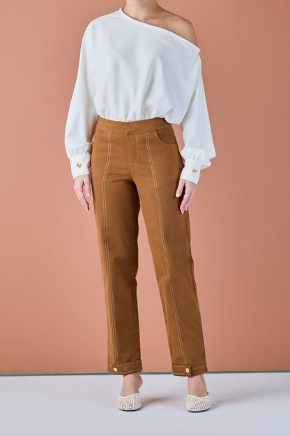 PANTALON LEVINE MOCHA
