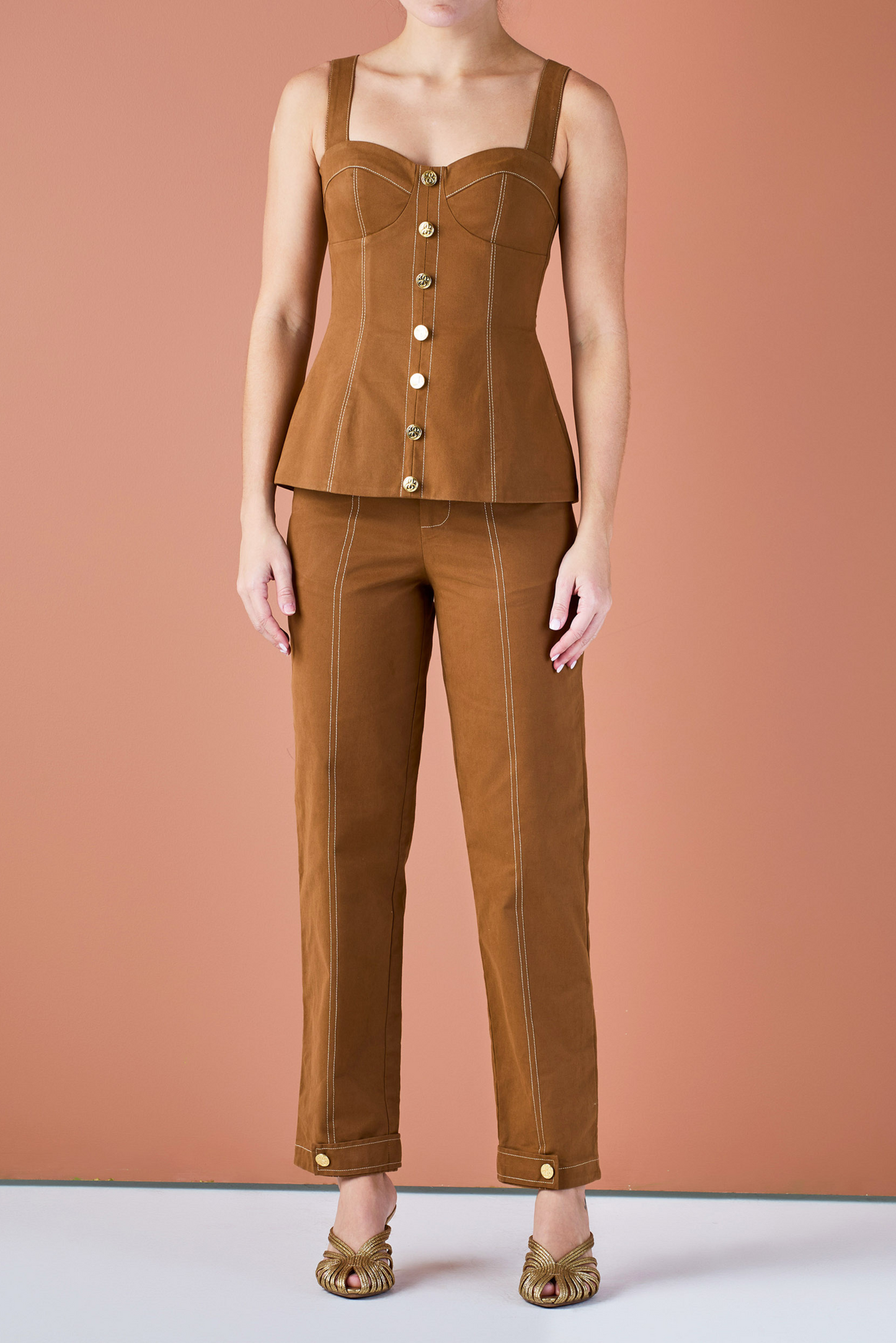 PANTALON LEVINE MOCHA