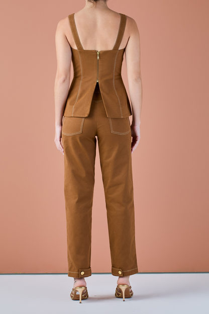 PANTALON LEVINE MOCHA